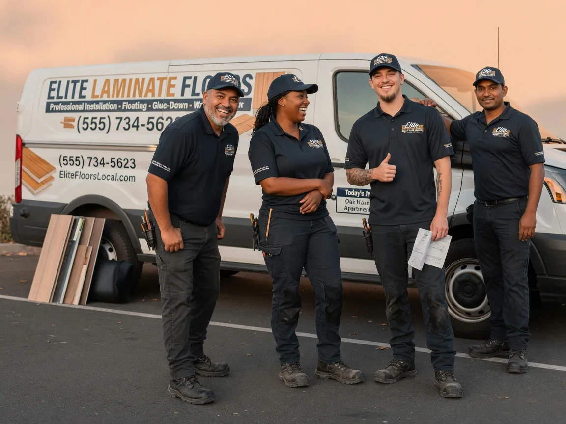 Laminate flooring installation company in Mount Calvary, WI